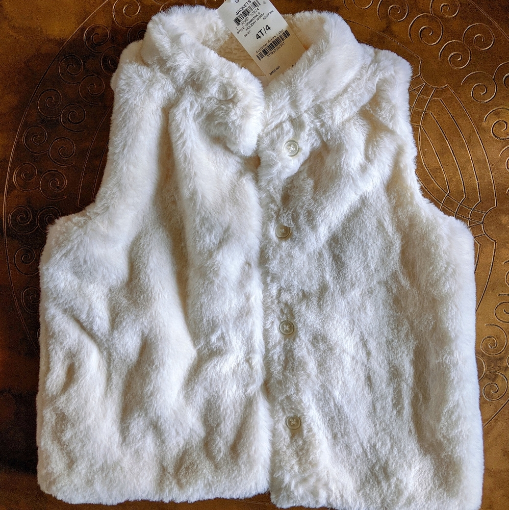 Young Girls Faux Vest